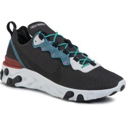 Buty NIKE - React Element 55 Se CD2153 001 Anthracite/Blue Fury. Szare półbuty męskie Nike, na co dzień, bez wzorów, ze skóry ekologicznej, bez zapięcia. W wyprzedaży za 429,00 zł.