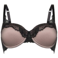 Biustonosz z fiszbiną Triumph Lace Spotlight 10201708. Czarne biustonosze Triumph, bez wzorów, z elastanu. Za 169,00 zł.