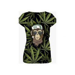 Monkey 420 women's t-shirt. Szare t-shirty damskie marki Mars from venus, s, bez wzorów, bez kołnierzyka. Za 101,40 zł.