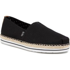 Espadryle SKECHERS - BOBS Breeze 32719/BLK Black. Czarne espadryle damskie Skechers, bez wzorów, z tworzywa sztucznego, bez obcasa, na płaskiej podeszwie. W wyprzedaży za 209,00 zł.
