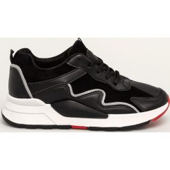 Answear - Buty. Czarne buty sportowe damskie ANSWEAR, bez wzorów, ze skóry, sportowe. W wyprzedaży za 79,90 zł.
