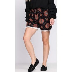 Czarno-Różowe Szorty Speedy. Różowe szorty damskie Born2be, na lato, xl, bez wzorów. Za 24,99 zł.