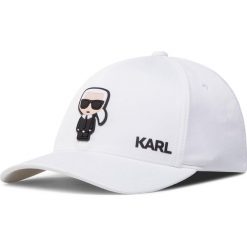 Czapka z daszkiem KARL LAGERFELD - 805617 502122 10. Białe czapki męskie KARL LAGERFELD, bez wzorów, z elastanu. Za 249,00 zł.