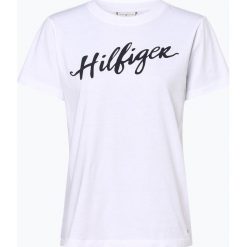 Tommy Hilfiger - T-shirt damski, biały. T-shirty damskie TOMMY HILFIGER. Za 129,95 zł.