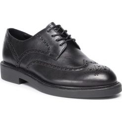Oxfordy VAGABOND - Alex W 4848-101-20 Black. Czarne półbuty damskie Vagabond, bez obcasa, na płaskiej podeszwie, bez zapięcia. Za 499,00 zł.