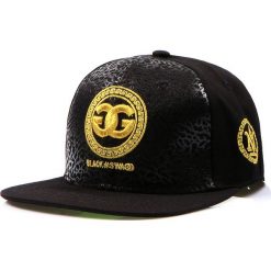 Czapki męskie: Czapka męska snapback czarna (hx0174)