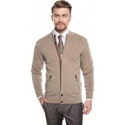 Sweter cheney kr beż. Szare swetry męskie Recman, m, bez wzorów, bez kołnierzyka, bez kaptura. Za 249,00 zł.