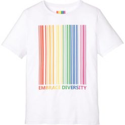 T-shirt Slim Fit bonprix biały z nadrukiem. Białe koszulki męskie bonprix, xl, z nadrukiem, z okrągłym kołnierzem, bez rękawów. Za 49,99 zł.