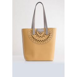 Shopper bag damskie: Torebka z ornamentem