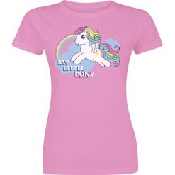 My Little Pony Rainbow Koszulka damska różowy. Różowe t-shirty damskie marki My little Pony, xl, z nadrukiem, z okrągłym kołnierzem. Za 62,90 zł.