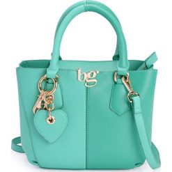 Blugirl Torebka. Torebki worki damskie Blugirl By Blumarine, w paski, ze skóry, z breloczkiem. Za 249,00 zł.