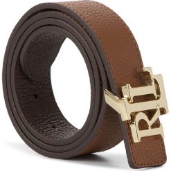 Pasek Damski LAUREN RALPH LAUREN - Rev Lrl 30 412754803002 Tan/Dark Brown. Pomarańczowe paski damskie Lauren Ralph Lauren, w paski, ze skóry. Za 269,00 zł.