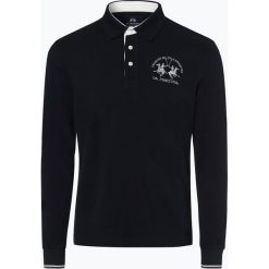 La Martina - Męska koszulka polo, niebieski. Niebieskie koszulki polo męskie marki La Martina, m, z dżerseju. Za 399,95 zł.