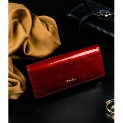 Portfel damski skórzany RFID czarny Rovicky. Czarne portfele damskie ROVICKY, bez wzorów. Za 89,99 zł.