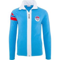 Bejsbolówki męskie: Bluza polarowa "Flint" w kolorze niebieskim