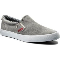 Tenisówki LEE COOPER - Bank PJPL0006T Grey 0028. Szare półbuty męskie Lee Cooper, na co dzień, bez wzorów, z gumy, klasyczne, bez zapięcia. W wyprzedaży za 139,00 zł.