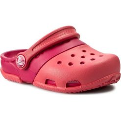 Klapki CROCS - Electro II Clog 15608 Coral/Raspberry. Różowe sandały dziewczęce Crocs, z tworzywa sztucznego, bez zapięcia. Za 139,00 zł.
