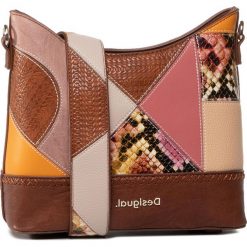 Torebka DESIGUAL - 20SAXPD6 6011. Pomarańczowe listonoszki damskie Desigual, bez wzorów, ze skóry ekologicznej, bez dodatków. Za 299,00 zł.