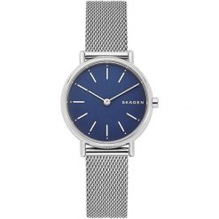 Skagen Signature SKW2759. Niebieskie zegarki damskie Skagen. W wyprzedaży za 368,00 zł.