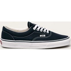 Vans - Tenisówki. Niebieskie trampki męskie Vans, bez wzorów, z gumy, na sznurówki. W wyprzedaży za 219,90 zł.