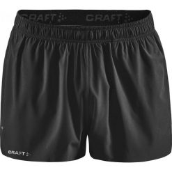 Craft spodenki męskie ADV Essence 2 S czarny. Czarne spodenki sportowe męskie Craft, s, bez wzorów, z materiału, sportowe, do biegania. Za 199,00 zł.