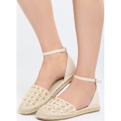 Espadryle damskie: Jasnobeżowe Espadryle Navajo
