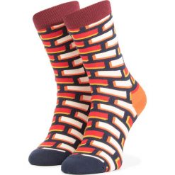 Skarpety Wysokie Unisex HAPPY SOCKS - BRC01-4300 Kolorowy. Skarpetki damskie Happy Socks, bez wzorów, z elastanu. Za 39,90 zł.