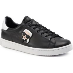 Sneakersy KARL LAGERFELD - KL51209 Black Lthr. Czarne sneakersy męskie KARL LAGERFELD, bez zapięcia. W wyprzedaży za 619,00 zł.