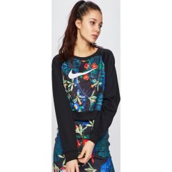 Nike - Bluza. Czarne bluzy damskie Nike, s, bez wzorów, z dzianiny, bez rękawów, bez kaptura. Za 319,90 zł.