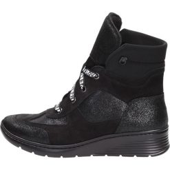 Czarne POLSKIE buty damskie zimowe DEONI Z231. Czarne botki damskie Deoni, na zimę, klasyczne, na wysokim obcasie, na obcasie, bez zapięcia. W wyprzedaży za 369,00 zł.