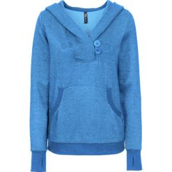 Bluzy damskie: Bluza dresowa bonprix niebieski melanż