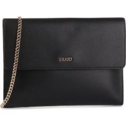 Torebka LIU JO - Triple Flat Pouch A69012 E0087 Nero 22222. Czarne torebki klasyczne damskie Liu Jo, bez wzorów, ze skóry ekologicznej, biznesowe, bez dodatków. Za 429,00 zł.