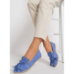 Niebieskie Mokasyny Navy Blue. Niebieskie mokasyny damskie Renee. W wyprzedaży za 49,99 zł.