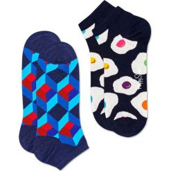 Happy Socks - Skarpetki Optic Square Low (2-pack). Skarpetki damskie Happy Socks. Za 54,90 zł.