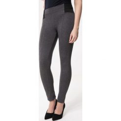 Ciemnoszare Legginsy Stroke Of Luck. Szare legginsy damskie Born2be, s, z aplikacjami, z dzianiny. Za 19,99 zł.