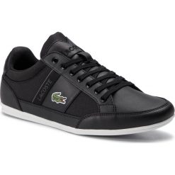 Sneakersy LACOSTE - Chaymon 219 1 Cma 7-37CMA0011237 Blk/Dk Gry. Czarne sneakersy męskie Lacoste, na co dzień, bez wzorów, ze skóry ekologicznej, bez zapięcia. Za 449,99 zł.