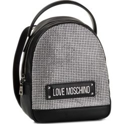 Plecak LOVE MOSCHINO - JC4052PP1ALH100B Nero/Crystal Argento. Szare plecaki damskie Love Moschino, bez wzorów, ze skóry ekologicznej, eleganckie. W wyprzedaży za 659,00 zł.