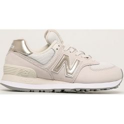 New Balance - Buty WL574WNO. Buty sportowe damskie New Balance, bez wzorów, ze skóry, sportowe. Za 349,90 zł.