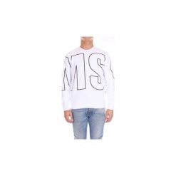 Bluzy Msgm 2440MM77X184298. Białe bluzy męskie MSGM, m, bez wzorów, bez kołnierzyka, bez rękawów, bez kaptura. Za 550,02 zł.