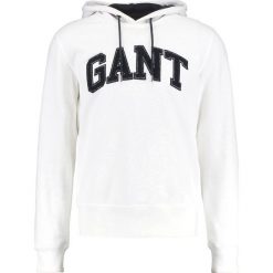 Kardigany męskie: GANT EMBRODERY HOODIE Bluza z kapturem offwhite