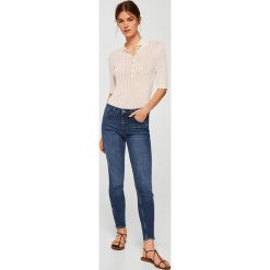 Mango - Jeansy Isa. Niebieskie rurki damskie marki Mango. Za 129,90 zł.