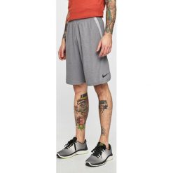 Nike - Szorty. Szare spodenki sportowe męskie Nike, s, bez wzorów, z poliesteru, sportowe, dri-fit (nike). W wyprzedaży za 99,90 zł.