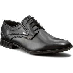 Półbuty BUGATTI - U7105-1-100 Black. Czarne buty wizytowe męskie Bugatti, ze skóry ekologicznej, bez zapięcia. Za 319,00 zł.
