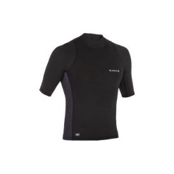 TOP UV surfing krótki rękaw 500 męski. Niebieskie buty sportowe męskie marki OLAIAN, xl, bez wzorów, z elastanu, sportowe, bez kołnierzyka, z krótkim rękawem, krótkie. Za 39,99 zł.