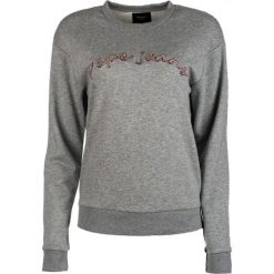 Pepe Jeans bluza damska Momo M, szara. Szare bluzy damskie m, z aplikacjami, z jeansu. W wyprzedaży za 268,00 zł.