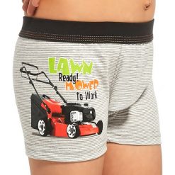 Bokserki chłopięce Mower. Bielizna chłopięca Cornette, bez wzorów, z dzianiny. Za 21,99 zł.