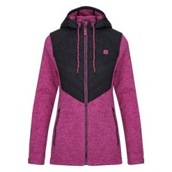Loap Damska Bluza Z Kapturem Gaya Fest Pink Melange olw1836-h15x (Rozmiar L). Różowe bluzy sportowe damskie marki Loap, l, bez wzorów, bez rękawów, z kapturem. W wyprzedaży za 118,00 zł.