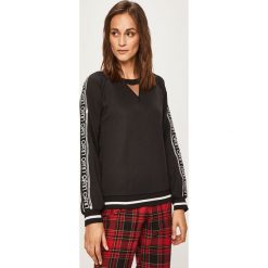 Liu Jo - Bluza. Białe bluzy damskie Liu Jo, s, z aplikacjami, z elastanu, bez rękawów, bez kaptura. Za 549,90 zł.
