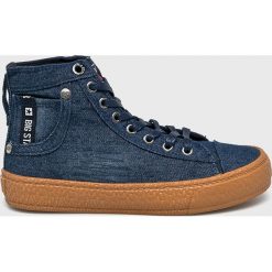 Big Star - Trampki. Niebieskie trampki i tenisówki damskie marki BIG STAR, z gumy, na sznurówki. W wyprzedaży za 79,90 zł.