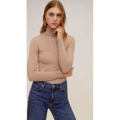 Mango - Sweter Budapesc. Pomarańczowe swetry damskie Mango, s, bez wzorów, z bawełny, bez rękawów. Za 89,90 zł.